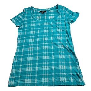 City Streets plaid shirt L